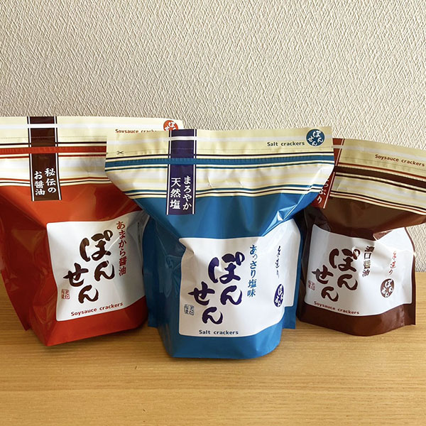 (商品画像) 【大判サイズ塩味】 8枚塩ポンせん（12入）