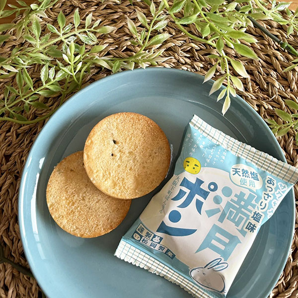 (商品画像) 【小袋入り】 塩味20個満月ポン（2枚×20個）×3パック