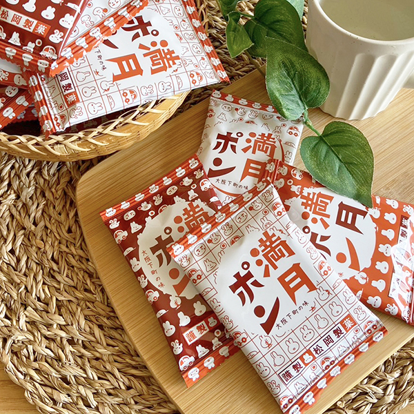 (商品画像) 【1枚ずつ小袋入り 定番おしょう油味】 うさぎ小判1枚（40入）