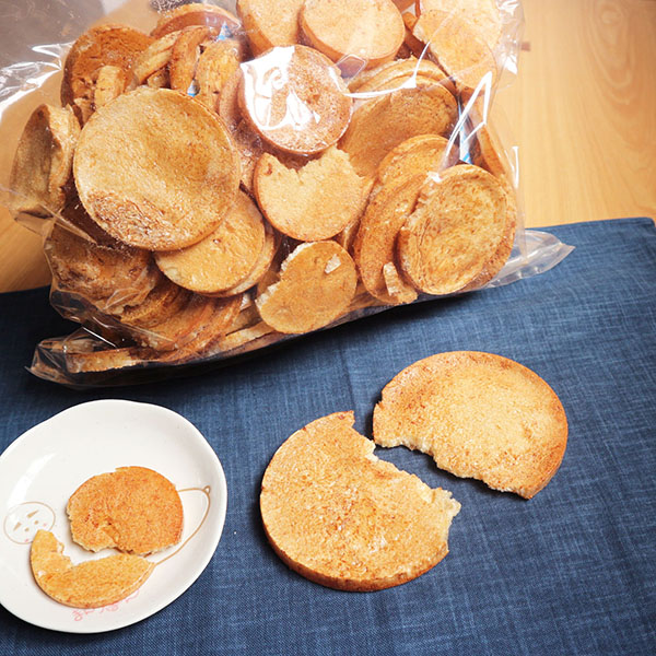 (商品画像) めっちゃお買い得！ 【われ満月ポン２kg】（500ｇ×4入）しょう油味